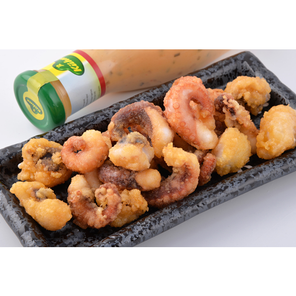 FROZEN FLOUR OCTOPUS CUT